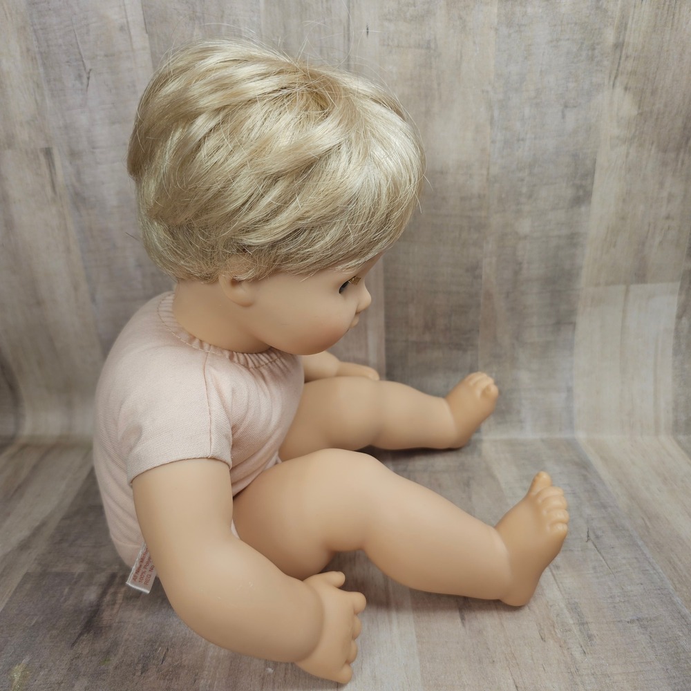 American Girl Pleasant Company Baby Boy Doll Blonde Hair Blue Eyes Vintage - Picture 8 of 8